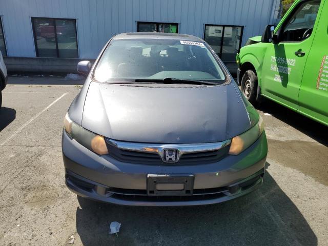 19XFB2F8XCE318829 - 2012 HONDA CIVIC EX GRAY photo 5