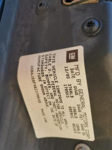 1G8AJ55F46Z170548 - 2006 SATURN ION LEVEL 2 BLUE photo 13