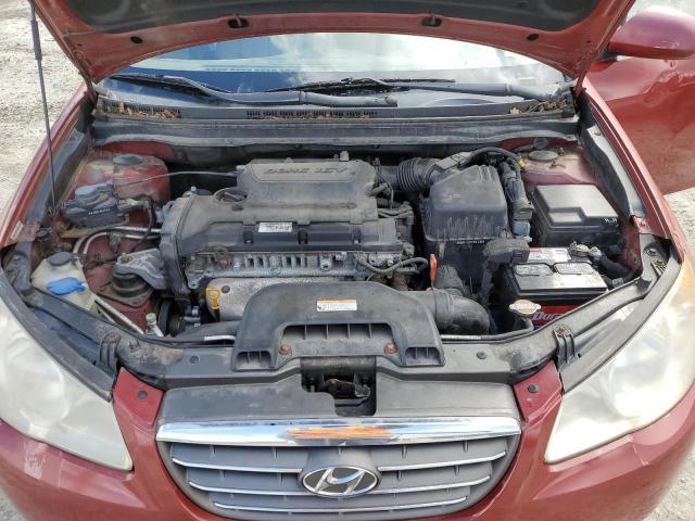 KMHDU46D18U420812 - 2008 HYUNDAI ELANTRA GLS RED photo 11