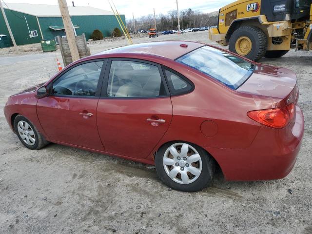 KMHDU46D18U420812 - 2008 HYUNDAI ELANTRA GLS RED photo 2