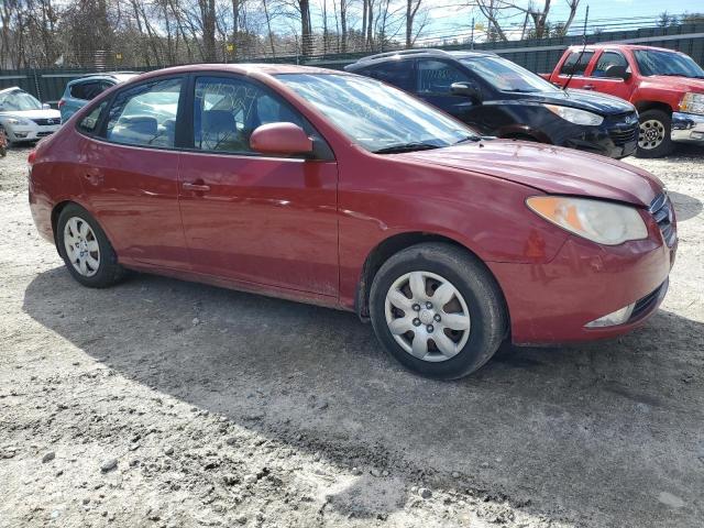 KMHDU46D18U420812 - 2008 HYUNDAI ELANTRA GLS RED photo 4