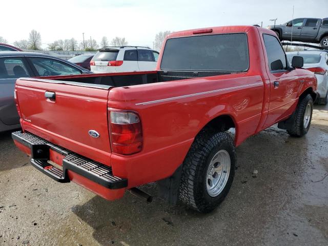 1FTYR10DX3PB84148 - 2003 FORD RANGER RED photo 3