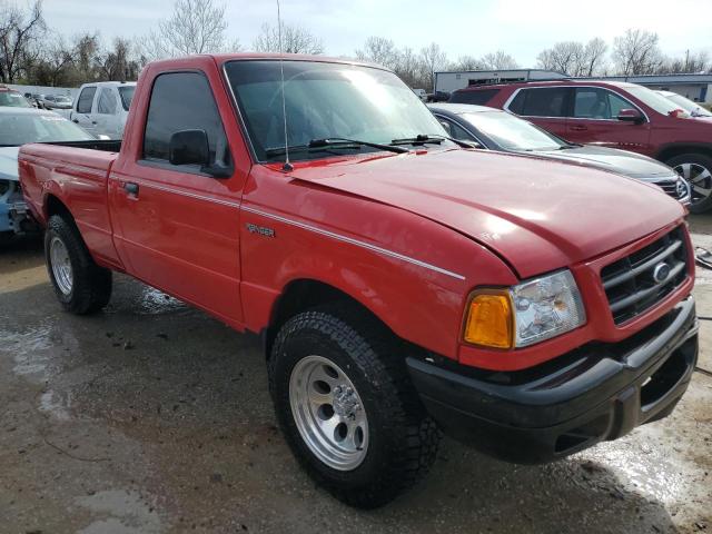 1FTYR10DX3PB84148 - 2003 FORD RANGER RED photo 4