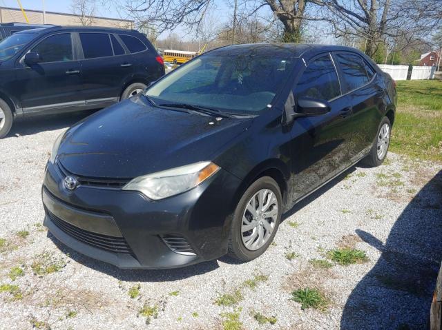 2T1BURHE7FC309478 - 2015 TOYOTA COROLLA L BLACK photo 2