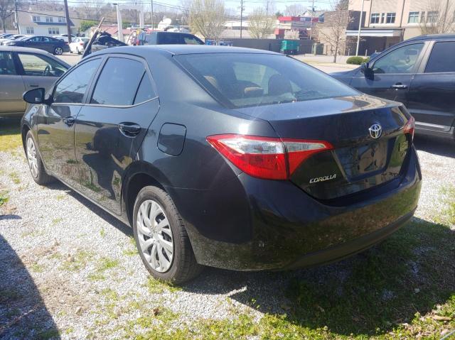 2T1BURHE7FC309478 - 2015 TOYOTA COROLLA L BLACK photo 3