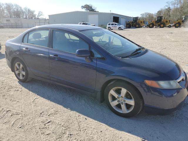 1HGFA16837L027326 - 2007 HONDA CIVIC EX BLUE photo 4