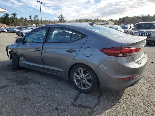 5NPD84LF2JH268747 - 2018 HYUNDAI ELANTRA SEL GRAY photo 2