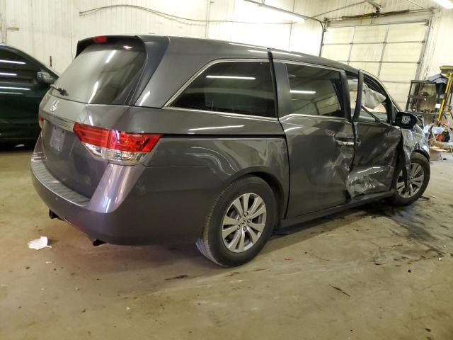 5FNRL5H65FB128703 - 2015 HONDA ODYSSEY EXL GRAY photo 3