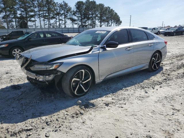 1HGCV1F32MA063849 - 2021 HONDA ACCORD SPORT GRAY photo 1