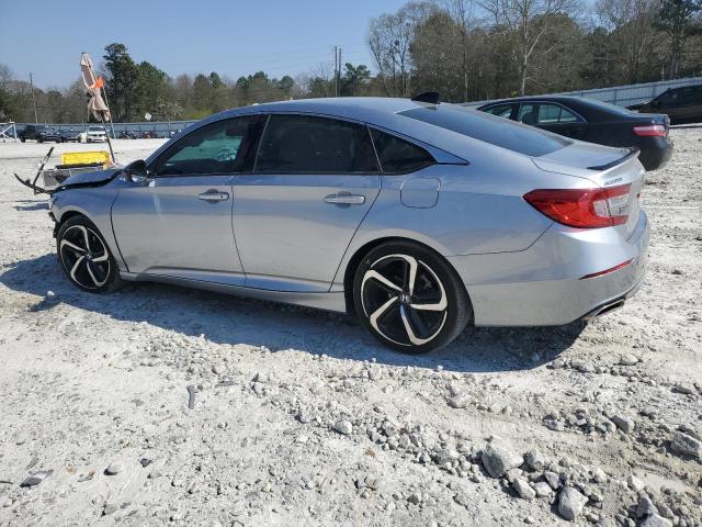 1HGCV1F32MA063849 - 2021 HONDA ACCORD SPORT GRAY photo 2