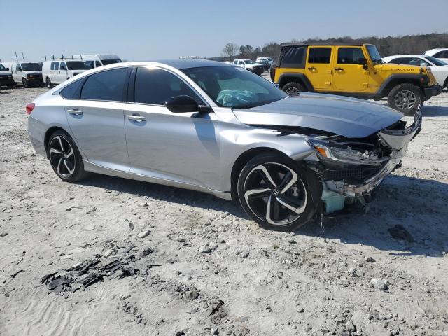 1HGCV1F32MA063849 - 2021 HONDA ACCORD SPORT GRAY photo 4