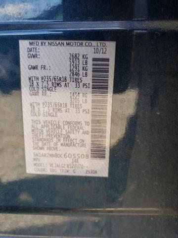 5N1AR2MN8DC605508 - 2013 NISSAN PATHFINDER S BLUE photo 14