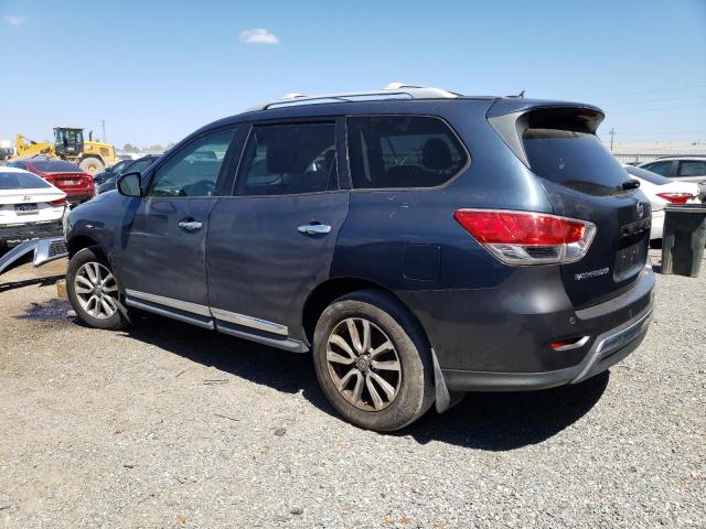 5N1AR2MN8DC605508 - 2013 NISSAN PATHFINDER S BLUE photo 2