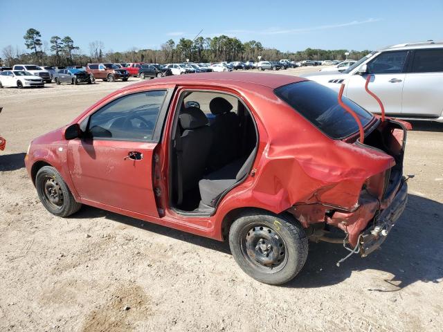 KL1TD56686B557401 - 2006 CHEVROLET AVEO BASE 红色 照片 2