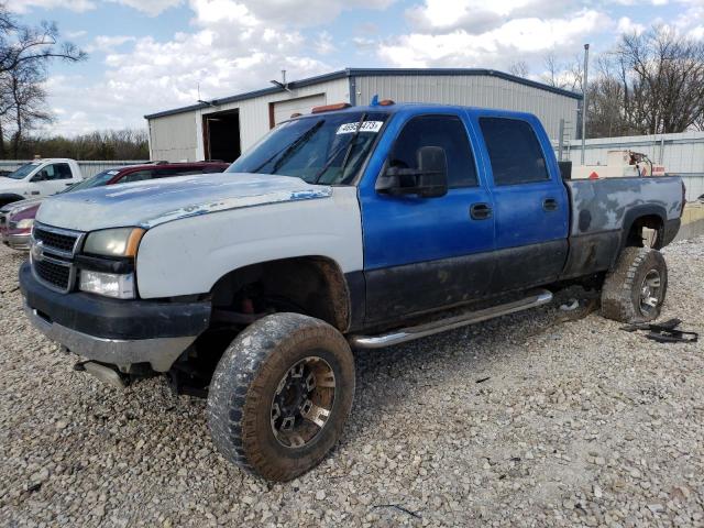 1GCJK33D16F252375 - 2006 CHEVROLET SILVERADO K3500 BLUE photo 1