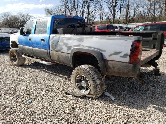 1GCJK33D16F252375 - 2006 CHEVROLET SILVERADO K3500 BLUE photo 2