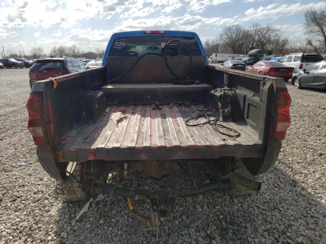 1GCJK33D16F252375 - 2006 CHEVROLET SILVERADO K3500 BLUE photo 6