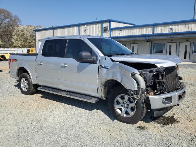 1FTEW1EF7HFC50626 - 2017 FORD F150 SUPERCREW SILVER photo 4