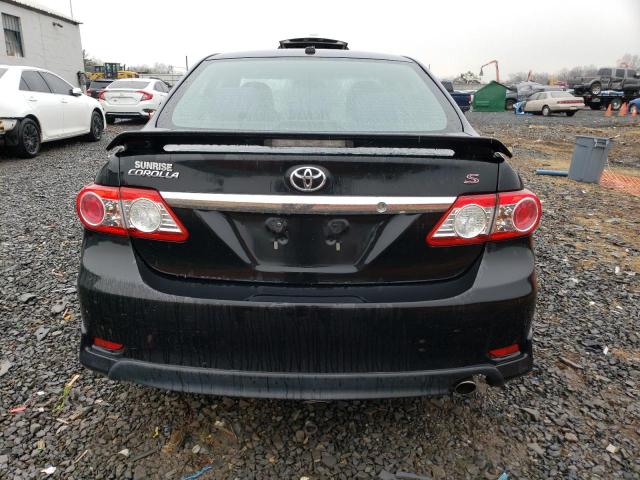 2T1BU4EEXBC678708 - 2011 TOYOTA COROLLA BASE BLACK photo 6