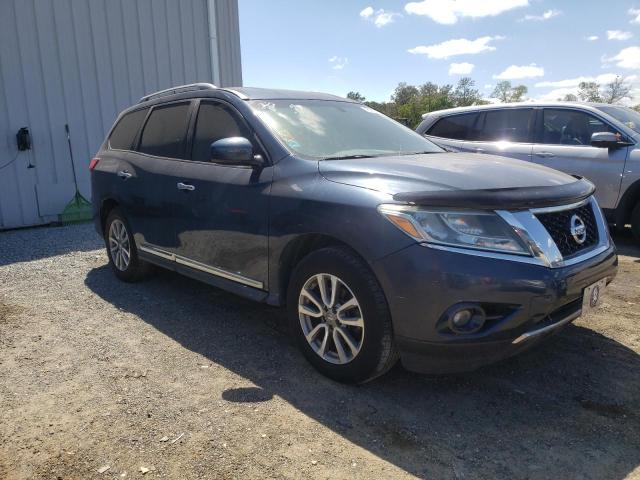 5N1AR2MM1EC694783 - 2014 NISSAN PATHFINDER S 蓝色 照片 4