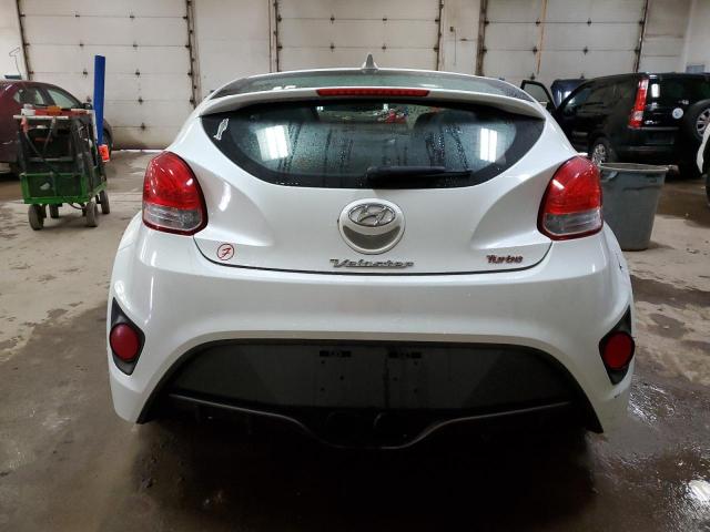 KMHTC6AEXDU085277 - 2013 HYUNDAI VELOSTER TURBO WHITE photo 6