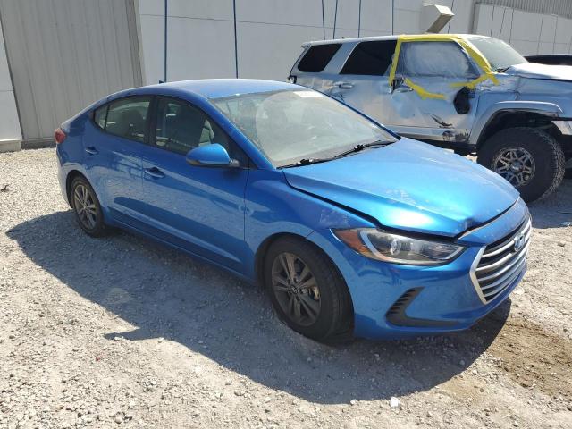 5NPD84LF2HH004342 - 2017 HYUNDAI ELANTRA SE BLUE photo 4