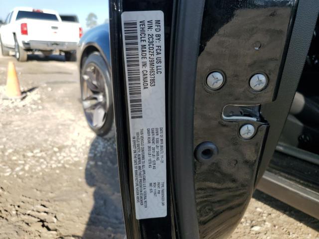 2C3CDZFJ9MH637853 - 2021 DODGE CHALLENGER R/T SCAT PACK BLACK photo 12