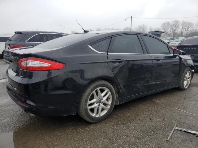 3FA6P0H73ER127488 - 2014 FORD FUSION SE BLACK photo 3