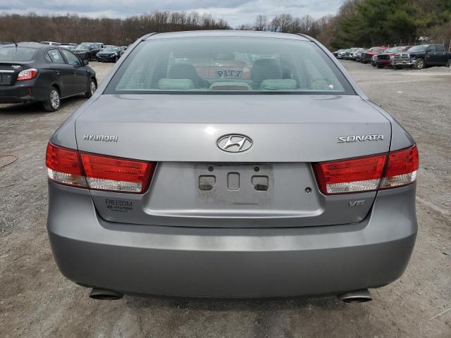 5NPEU46F96H030364 - 2006 HYUNDAI SONATA GLS SILVER photo 6