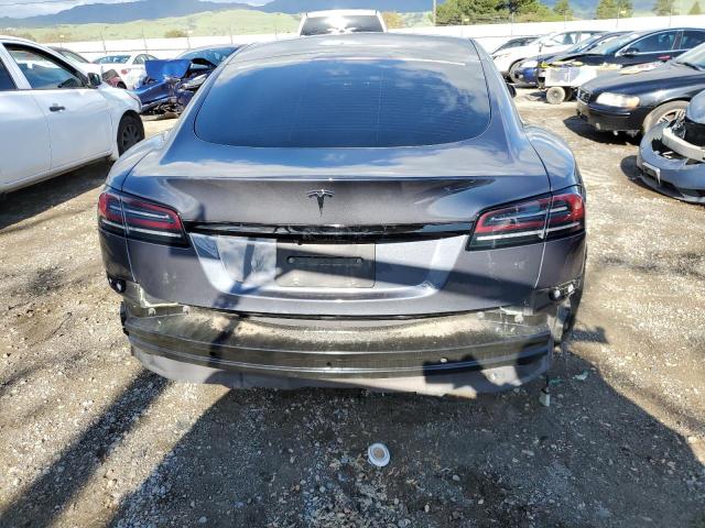 5YJSA1E52NF475819 - 2022 TESLA MODEL S Գրաֆիտ լուսանկար 6