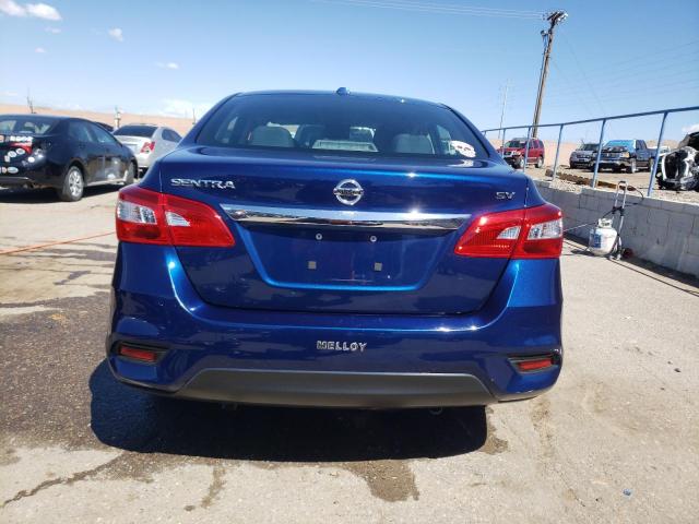 3N1AB7AP0KY337377 - 2019 NISSAN SENTRA S BLUE photo 6