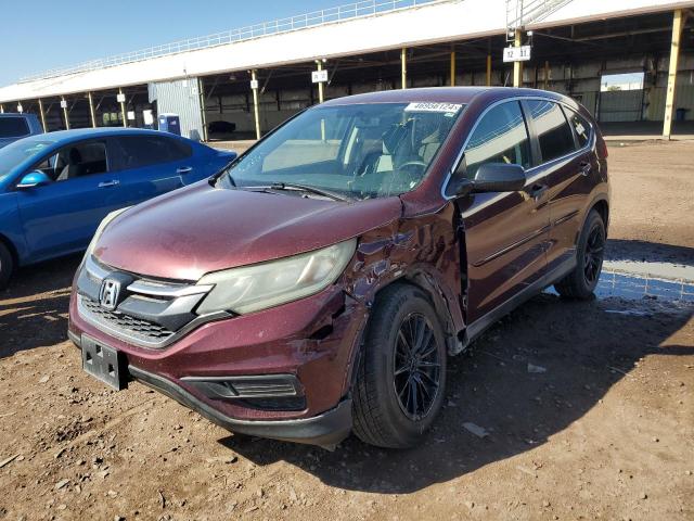 2HKRM3H39FH505204 - 2015 HONDA CR-V LX RED photo 1