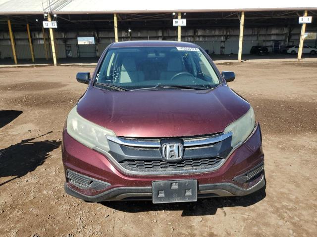 2HKRM3H39FH505204 - 2015 HONDA CR-V LX RED photo 5