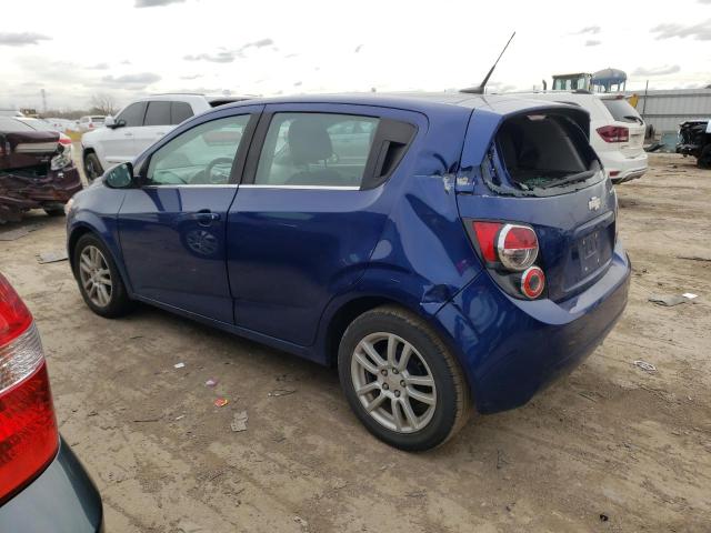 1G1JC6SH1D4185880 - 2013 CHEVROLET SONIC LT BLUE photo 2