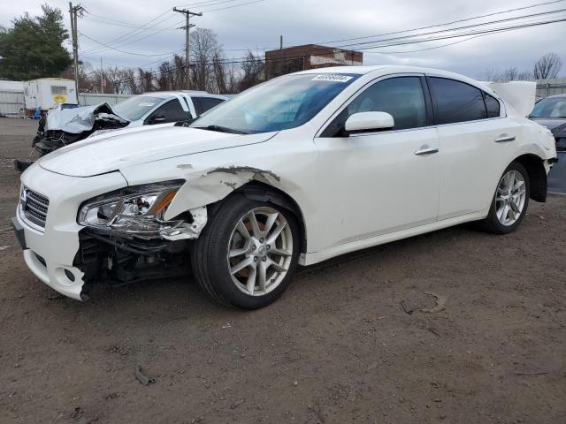 1N4AA51E89C815377 - 2009 NISSAN MAXIMA S WHITE photo 1