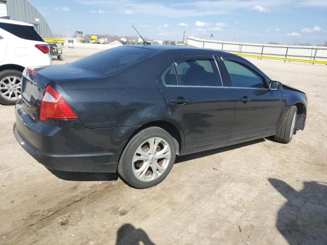 3FAHP0HA5CR437546 - 2012 FORD FUSION SE BLACK photo 3