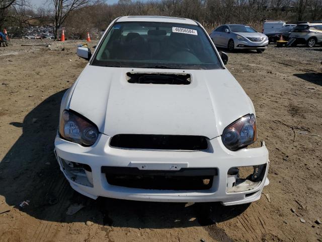 JF1GD29635G512801 - 2005 SUBARU IMPREZA WRX WHITE photo 5