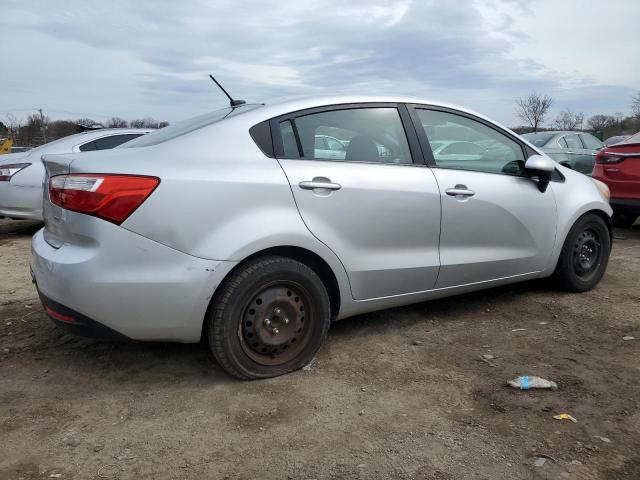 KNADM4A39C6086610 - 2012 KIA RIO LX SILVER photo 3