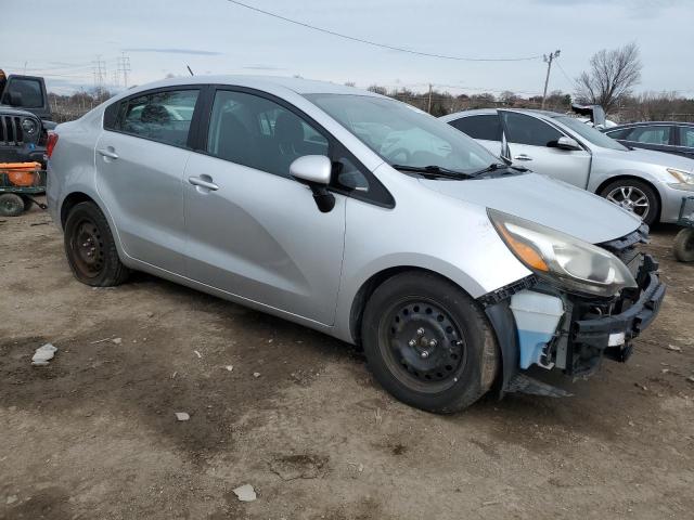 KNADM4A39C6086610 - 2012 KIA RIO LX SILVER photo 4