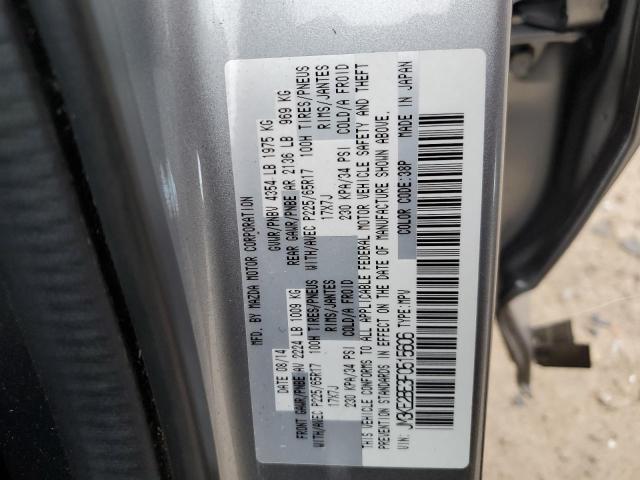 JM3KE2BE3F0515606 - 2015 MAZDA CX-5 SPORT SILVER photo 13