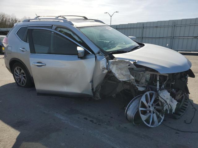 5N1AT2MV9EC807728 - 2014 NISSAN ROGUE S SILVER photo 4