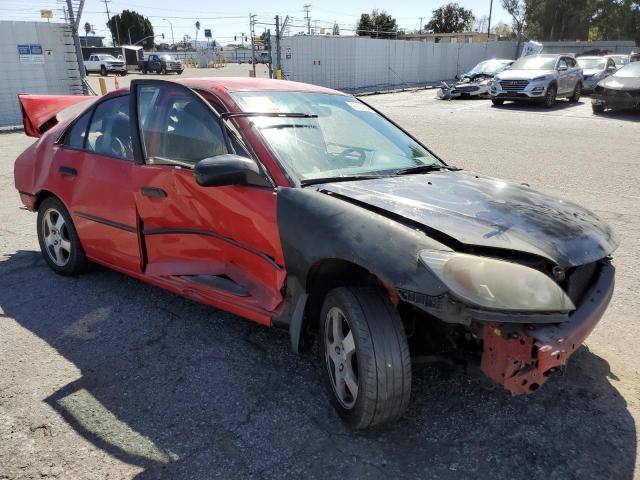 1HGES16375L021099 - 2005 HONDA CIVIC DX VP RED photo 4