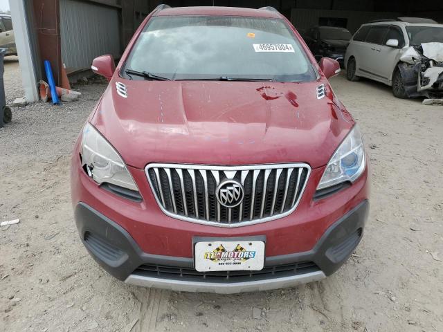 KL4CJASB0EB714182 - 2014 BUICK ENCORE RED photo 5