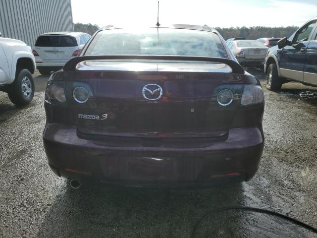 JM1BK12F771649258 - 2007 MAZDA 3 I BURGUNDY photo 6