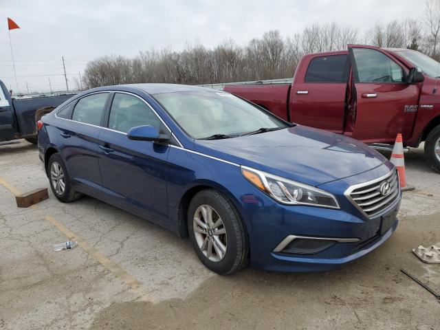 5NPE24AF3GH433254 - 2016 HYUNDAI SONATA SE BLUE photo 4