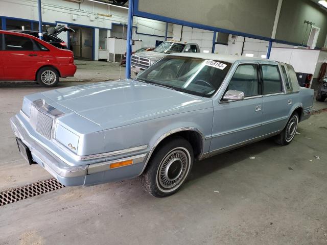 1C3XY66R6MD207589 - 1991 CHRYSLER NEW YORKER FIFTH AVENUE BLUE photo 1