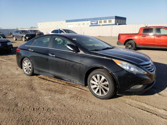 5NPEC4AB3EH943420 - 2014 HYUNDAI SONATA SE BLACK photo 4