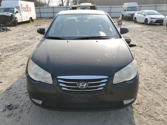 KMHDU4AD8AU107589 - 2010 HYUNDAI ELANTRA BLUE BLACK photo 5