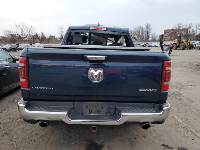 1C6SRFHTXKN898524 - 2019 RAM 1500 LIMITED BLUE photo 6