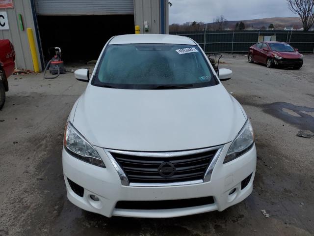 3N1AB7AP2EY284914 - 2014 NISSAN SENTRA S WHITE photo 5